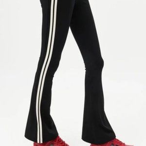 Splits59 Raquel High-Waist TechFlex Flare Black White Stripe Small